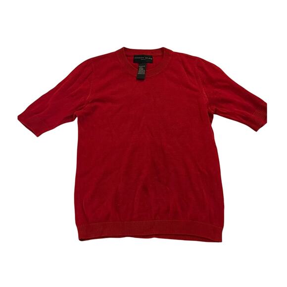 Classic Red Silk Sweater - Size S - Picture 1 of 6